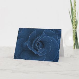 Velvet blue ro kort
