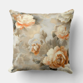 Velvet Fall Whispers Botanical Kudde