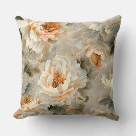 Velvet Fall Whispers Botanical Kudde