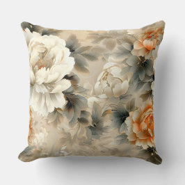 Velvet Fall Whispers Botanical Kudde