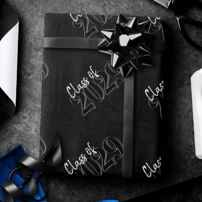 Velvet Grad | Onyx Black Jewel Tone Grunge Presentpapper (Skapare uppladdad)