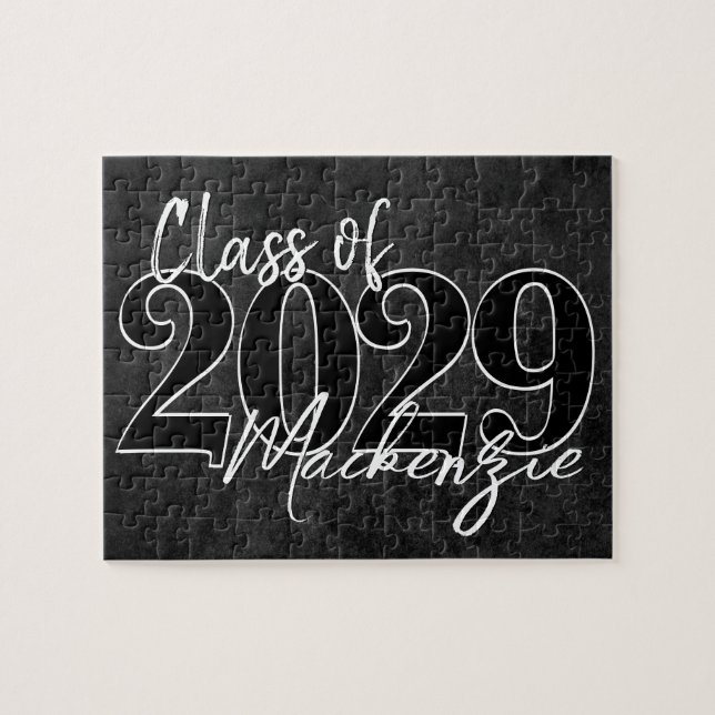 Velvet Grad | Onyx Black Jewel Tone Grunge Pussel (Horisontell)