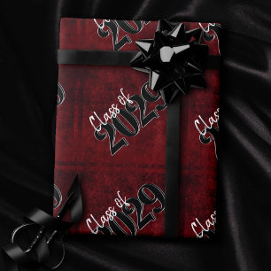 Velvet Grad Ruby Red Crimson Grunge Studenten Presentpapper