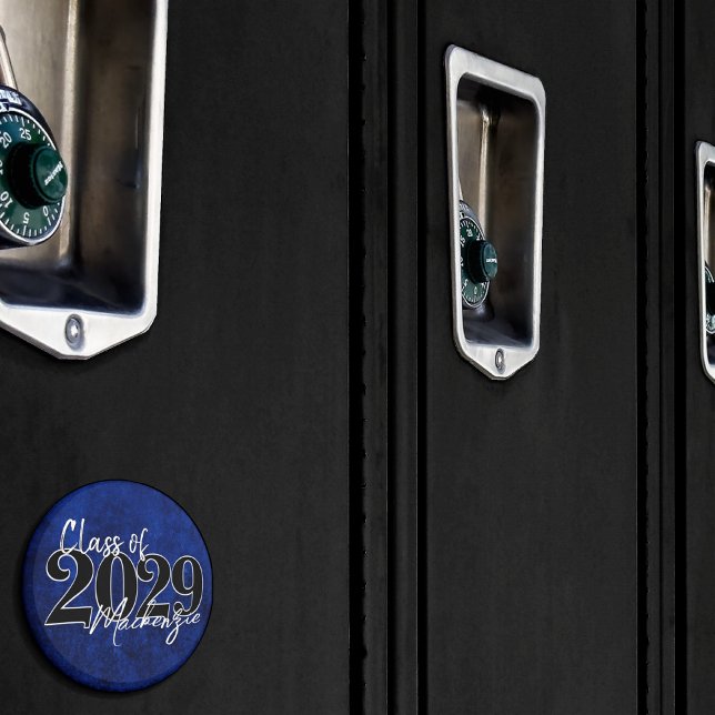 Velvet Grad | Sapphire Blue Mörk Jewel Tone Grunge Magnet (Skapare uppladdad)
