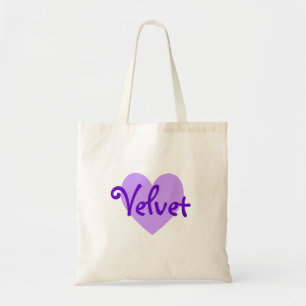 Velvet i Lavender Tygkasse