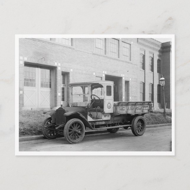 Velvet Kind Ice Cream Lastbil Vykort (Framsida)