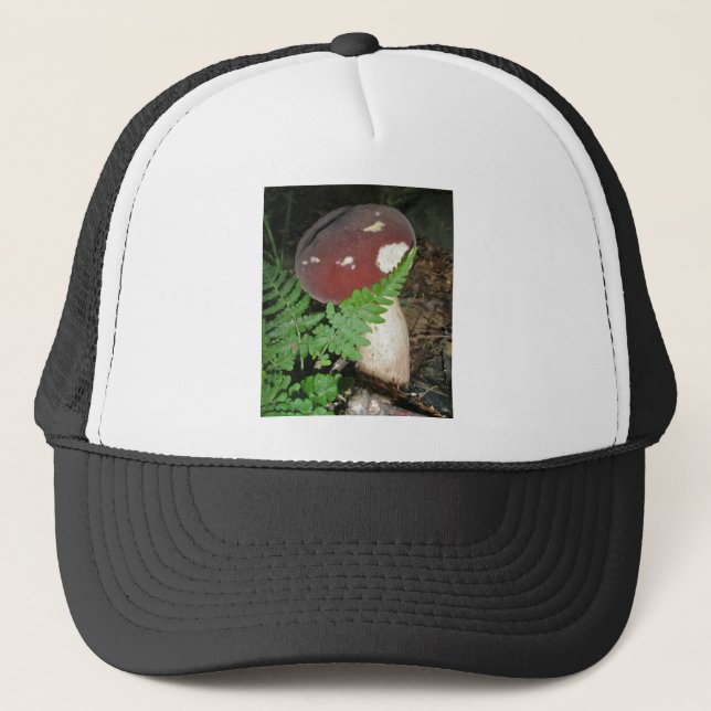 Velvet Mushroom Hat Truckerkeps (Framsida)