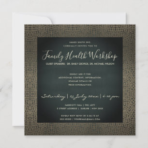 VELVET NAVY FAUX COPPER MOSAIC DOTS WORKSHOP EVENT INBJUDNINGAR