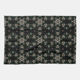 Velvet Night Kaleidoscope Kökshandduk