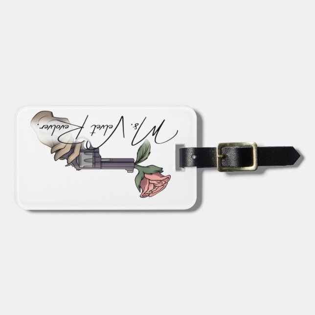 Velvet Revolver Brand Logotyp 2025 Bagagebricka (Horisontell Framsida)