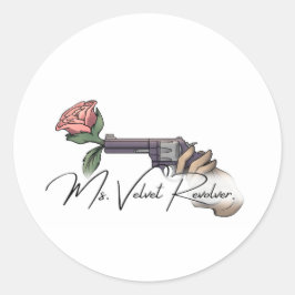 Velvet Revolver Brand Logotyp 2025 Runt Klistermärke