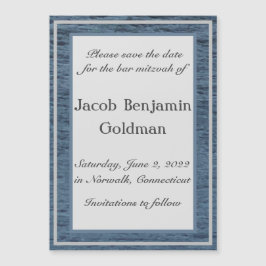 Velvet Seas Magnetic Save Date Card