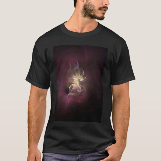 Velveteen  Fractal Mathematical T Shirt (Framsida)