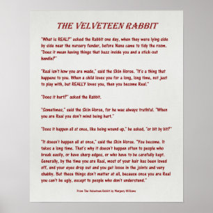 Velveteen-kaninen - Vad är sant? - POSTER