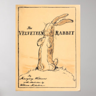 Velveteen Rabbit - Bok Cover Poster