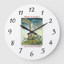 Velveteen Rabbit Clock Stor Klocka