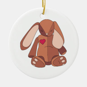 Velveteen Rabbit Julgransprydnad Keramik