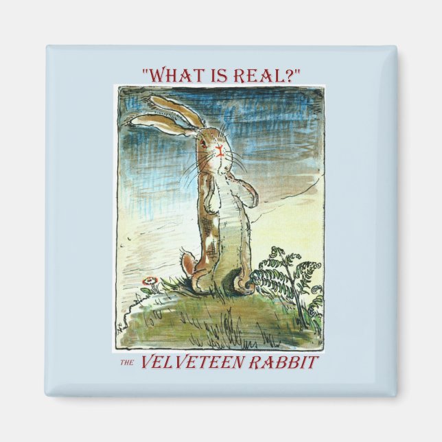 Velveteen Rabbit Magnet (Framsidan)