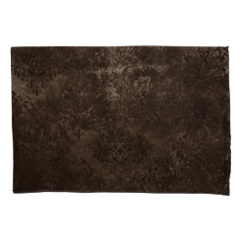 Velvety Bronze Damask | Brown Baroque Grunge