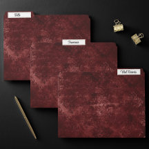 Velvety Henna Damask | Red Distress Grunge