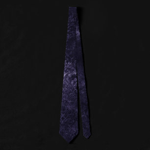 Velvety Midnight Damask Indigo Lila Grunge Slips