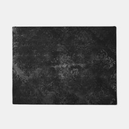 Velvety Onyx Damask | Svart Vampy Grunge Baroque