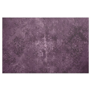 Velvety Vin Damask Bordeaux Sangria Grunge Glam Tyg