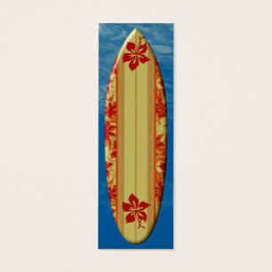Velzyland Surfboard Bookmark Litet Visitkort