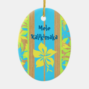 Velzyland surfingbrädaprydnad julgransprydnad keramik