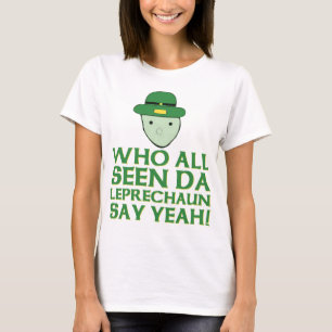 Vem all sedd Da-trollnågot att säga Yeah Meme T-shirt