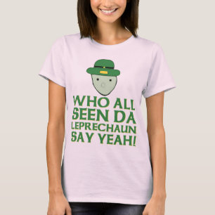 Vem all sedd Da-trollnågot att säga Yeah Meme T-shirt
