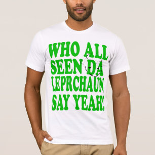 Vem all sedd Da-trollnågot att säga YEAH! Remix Tee Shirt