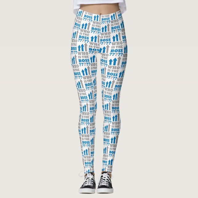Vem är chef? leggings (Framsida)