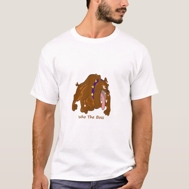 Vem Är Chefen T Shirt (Framsida)