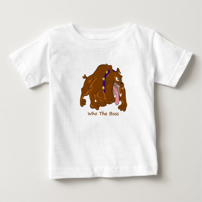 Vem är chefen. t shirt (Framsida)
