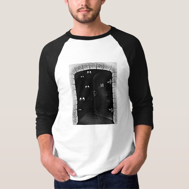 Vem är där? t shirt (Framsida)