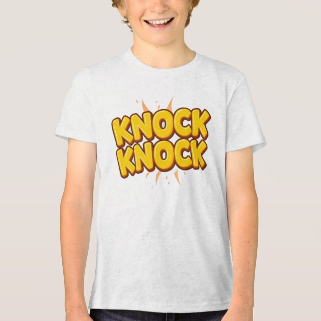 Vem är där? t shirt (Framsida)