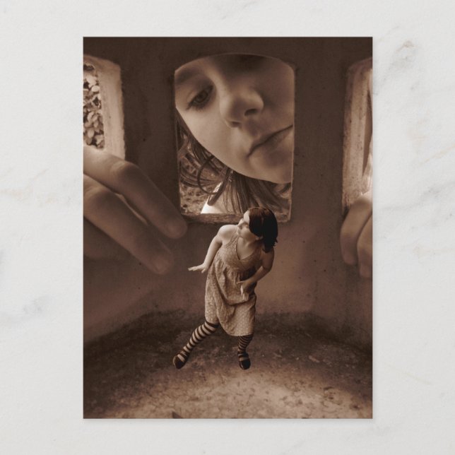 Vem är där? vykort (Framsida)