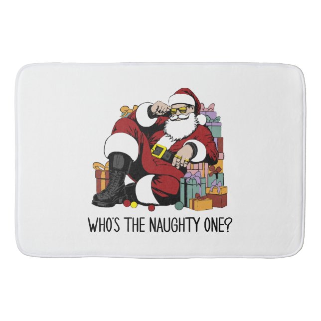 Vem är den busiga en badrumsmatta (Framsidan)