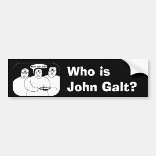 Vem är den John Galt bildekalet Bildekal