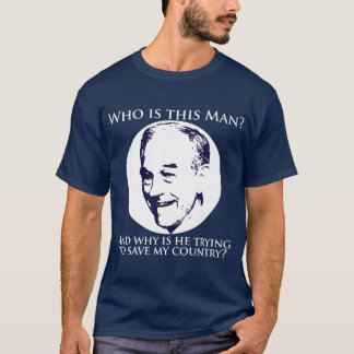 "Vem är denna man?", Ron Paul för Tee Shirt