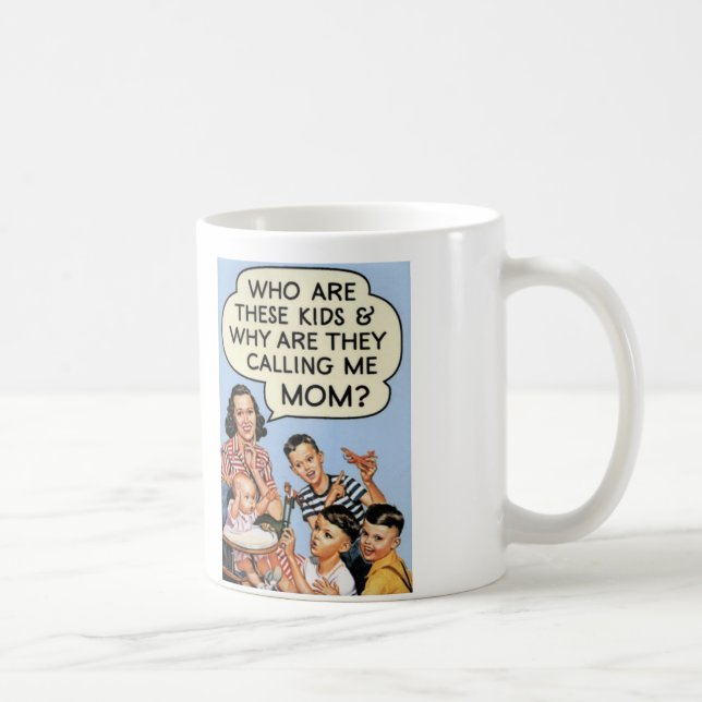 Vem är dessa ungar kaffemugg (Höger)