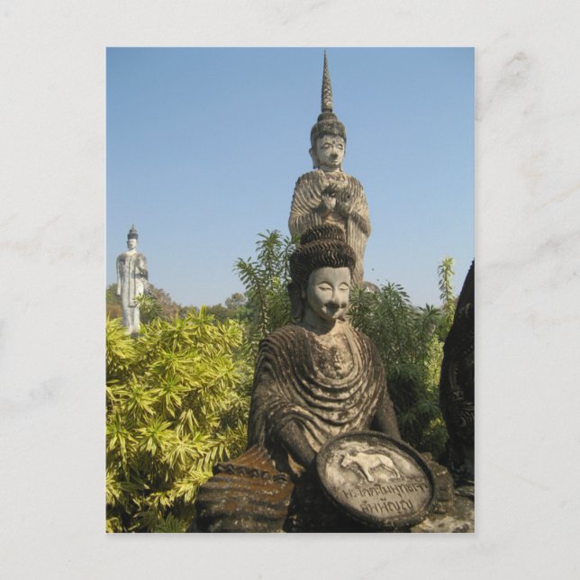Vem är det du gör? Nong Khai, Isaan, Thailand Vykort (Framsida)