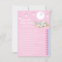 Vem är det som spelar ut Koala Baby Shower Game?   Inbjudningar
