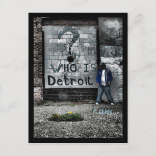 Vem är Detroit (vykortet) Vykort