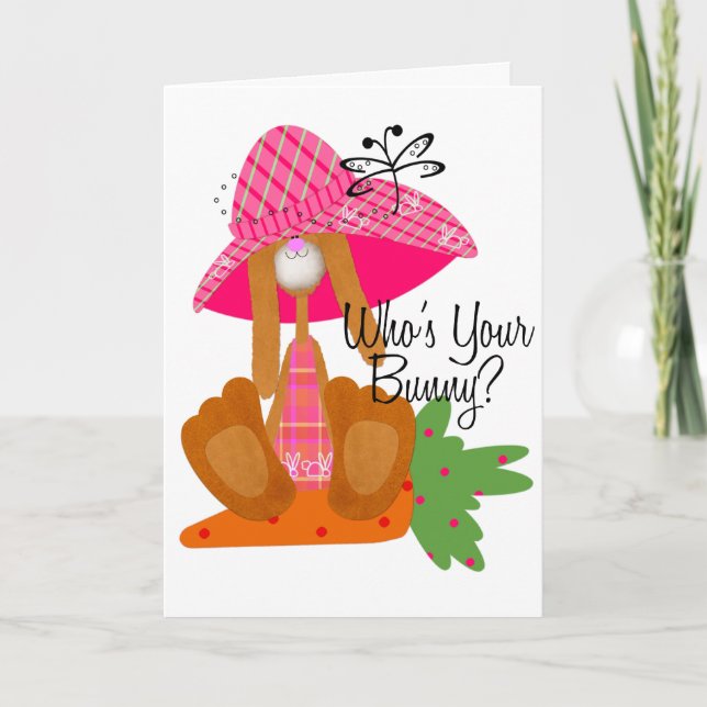 Vem är din Bunny? Helgkort (Framsida)