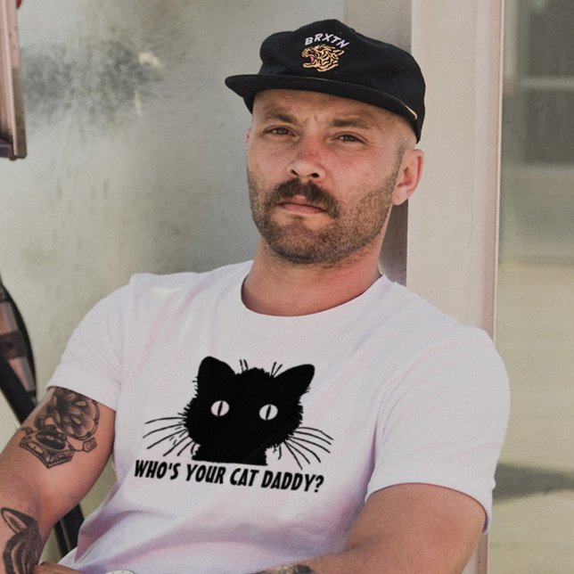 Vem är din Cat pappa Pappa T-shirts, Lusny? Tröja (Skapare uppladdad)