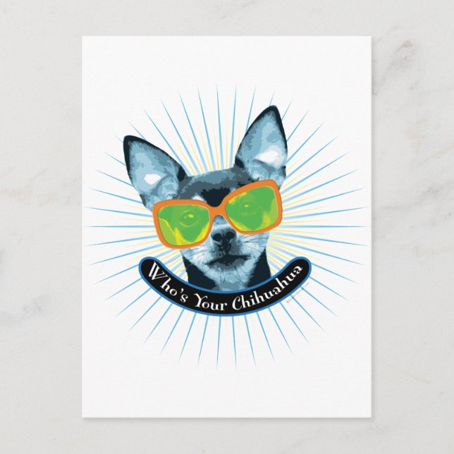 Vem är din Chihuahua? Vykort (Framsida)