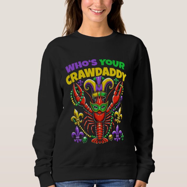 Vem Är Din Crawdaddy Kräfta Dårhus Present  Herr & T Shirt (Framsida)