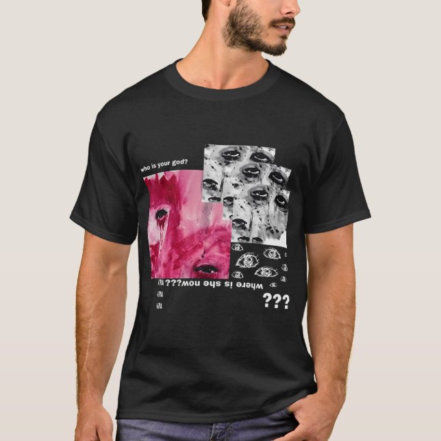 Vem är din Gud T Shirt (Framsida)